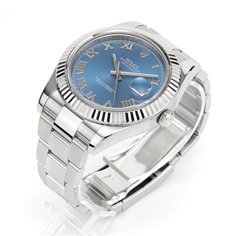 rolex datejust 2 steel blue dial|rolex datejust ii prezzo.